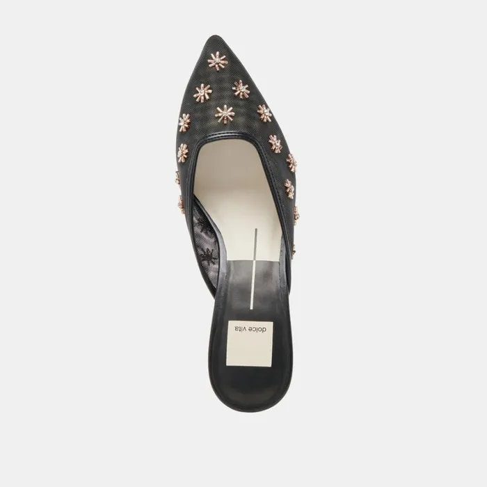 Heels Women Dolce Vita Clara Heels Black Mesh