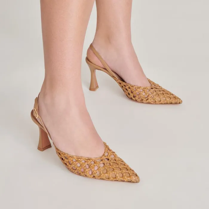 Heels Women Dolce Vita Gloria Heels Natural Woven