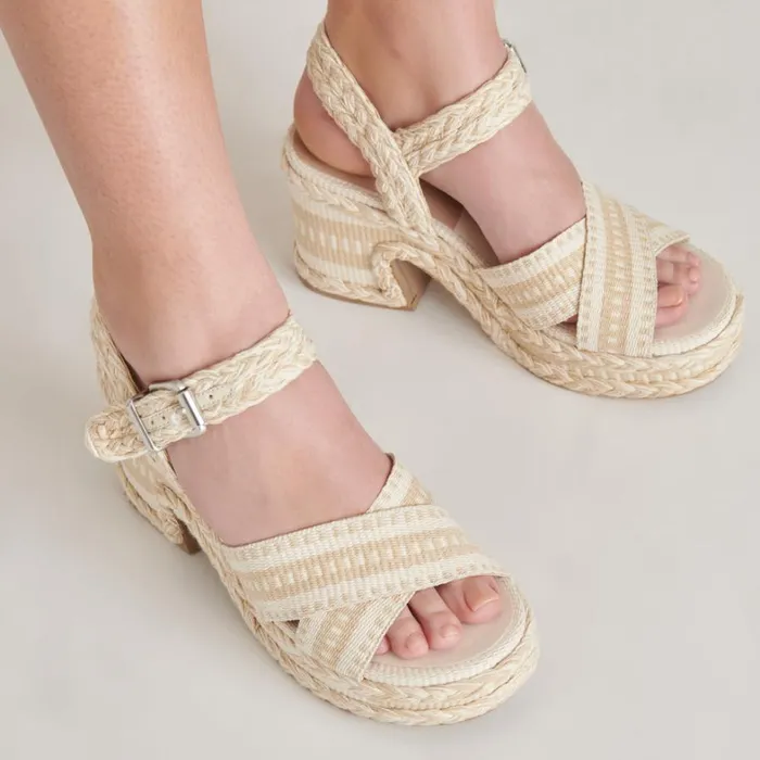 Heels Women Dolce Vita Grayce Heels Natural Multi Woven