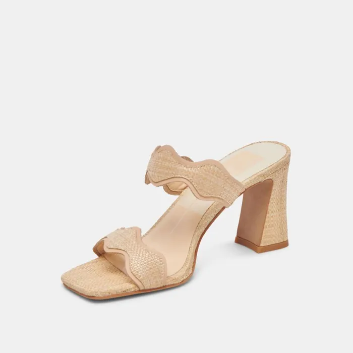 Heels Women Dolce Vita Ilva Heels Lt Natural Raffia