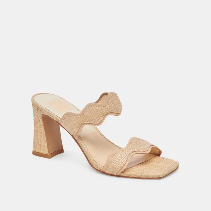 Heels Women Dolce Vita Ilva Heels Lt Natural Raffia