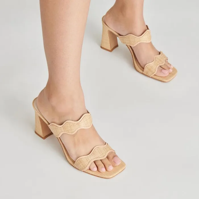 Heels Women Dolce Vita Ilva Heels Lt Natural Raffia