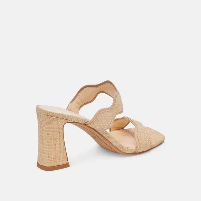 Heels Women Dolce Vita Ilva Heels Lt Natural Raffia