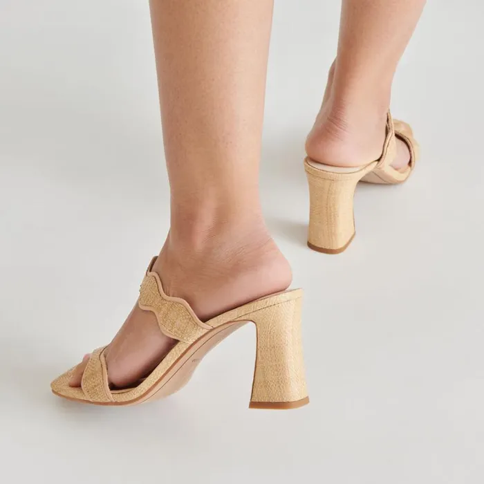 Heels Women Dolce Vita Ilva Heels Lt Natural Raffia