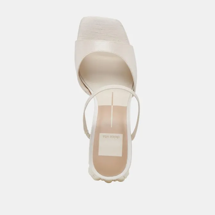 Heels Women Dolce Vita Jemmy Pearl Heels Vanilla Silk