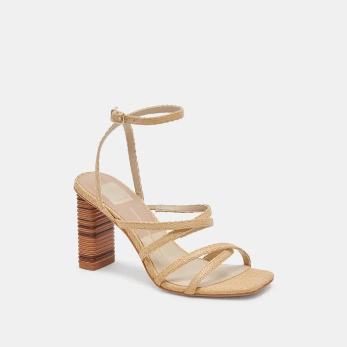 Heels Women Dolce Vita Jenko Heels Lt Natural Raffia