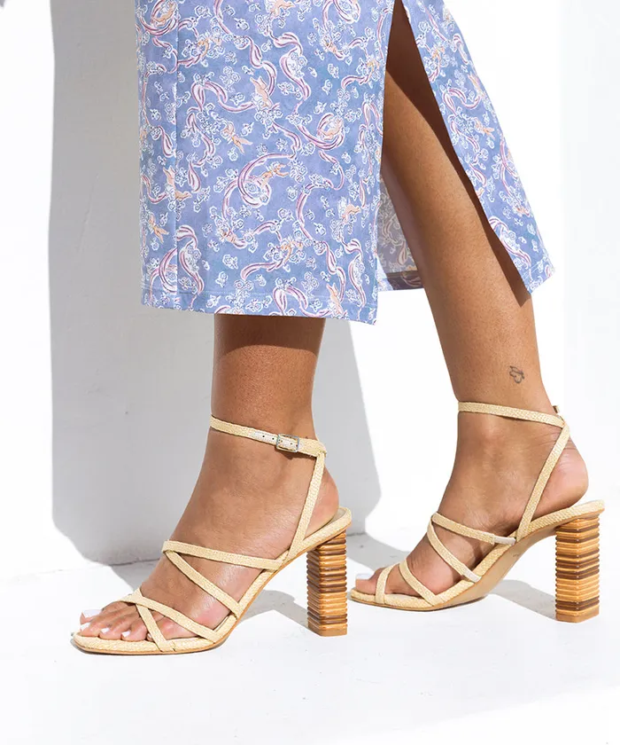 Heels Women Dolce Vita Jenko Heels Lt Natural Raffia