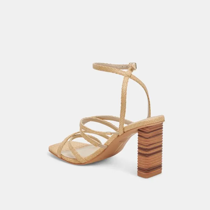Heels Women Dolce Vita Jenko Heels Lt Natural Raffia