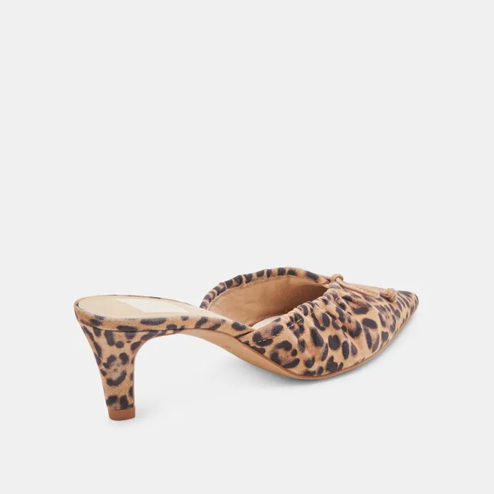 Heels Women Dolce Vita Kairi Mid Heels Dk Leopard Suede
