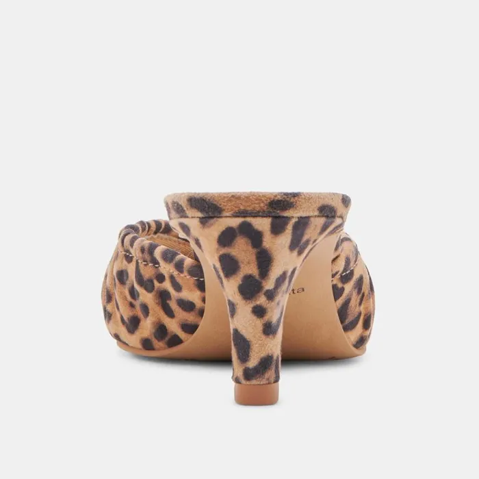 Heels Women Dolce Vita Kairi Mid Heels Dk Leopard Suede