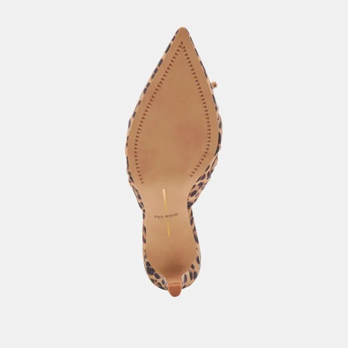 Heels Women Dolce Vita Kairi Mid Heels Dk Leopard Suede