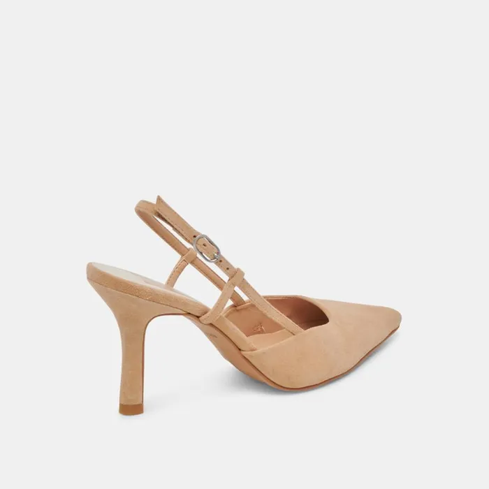 Heels Women Dolce Vita Kim Heels Tan Suede