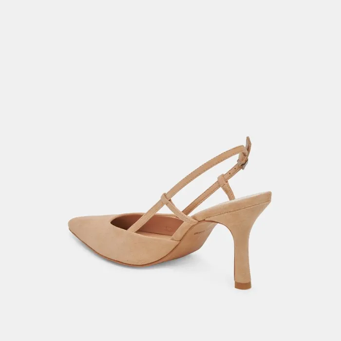 Heels Women Dolce Vita Kim Heels Tan Suede