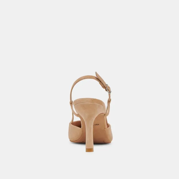 Heels Women Dolce Vita Kim Heels Tan Suede