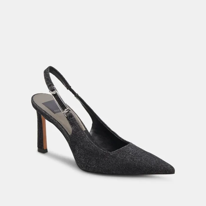 Heels Women Dolce Vita Krista Heels Carbon Denim