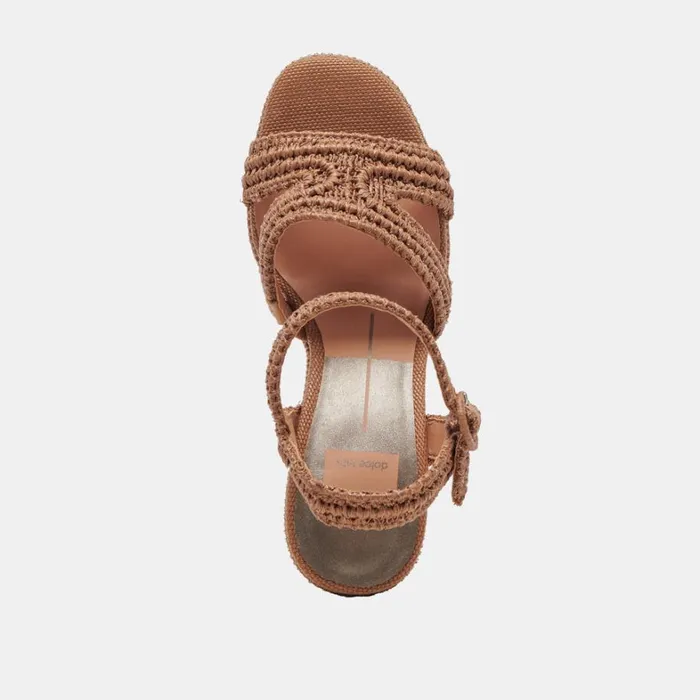 Heels Women Dolce Vita Lacye Heels Brown Woven