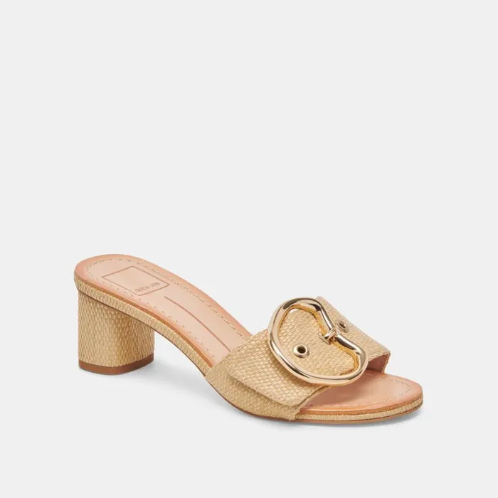 Heels Women Dolce Vita Laika Heels Lt Natural Raffia