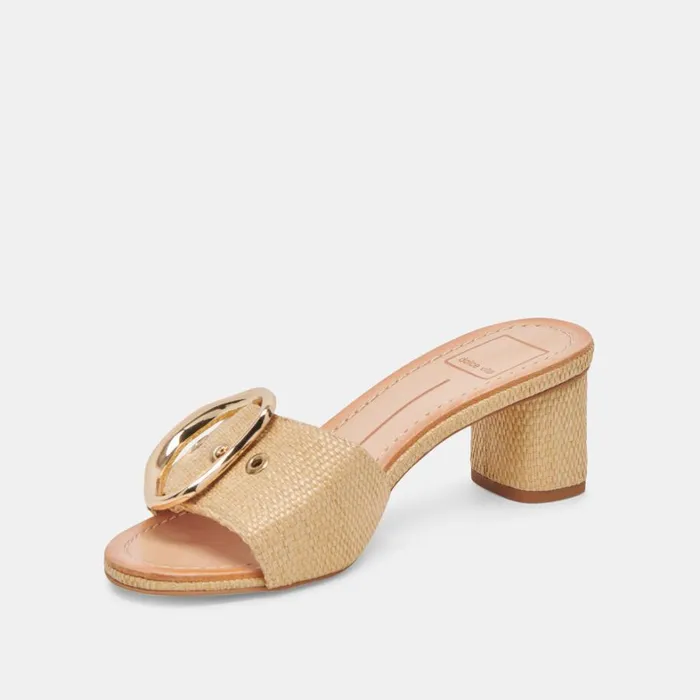 Heels Women Dolce Vita Laika Heels Lt Natural Raffia