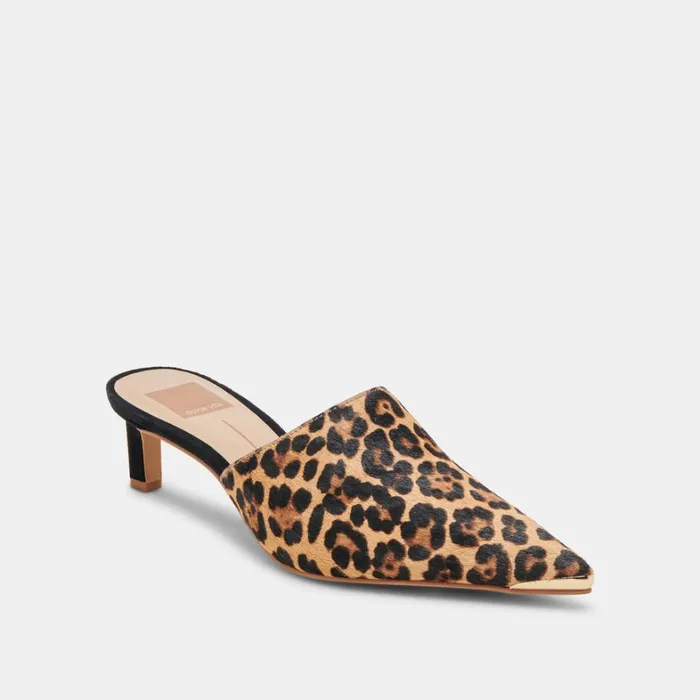 Heels Women Dolce Vita Lexy Heels Dk Leopard Calf Hair
