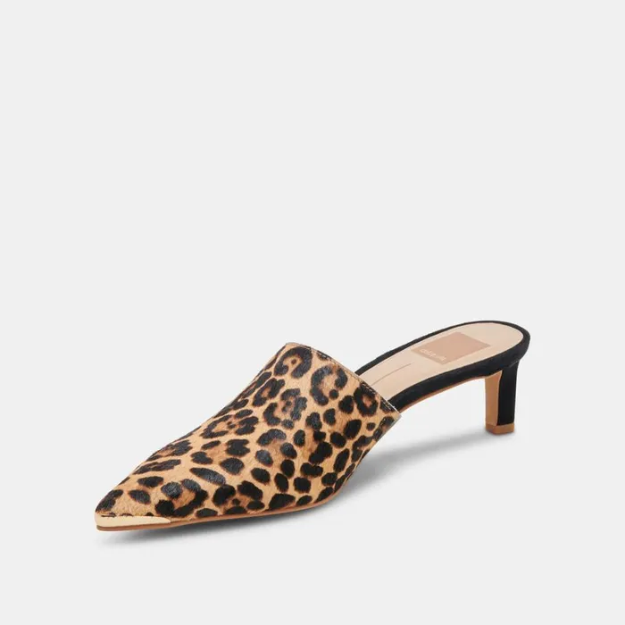 Heels Women Dolce Vita Lexy Heels Dk Leopard Calf Hair
