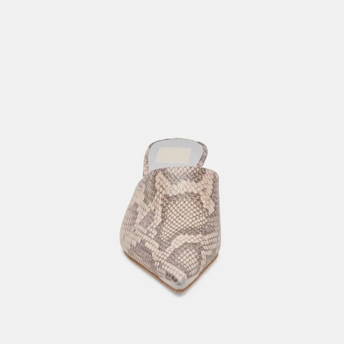 Heels Women Dolce Vita Lexy Heels Sand Snake Embossed