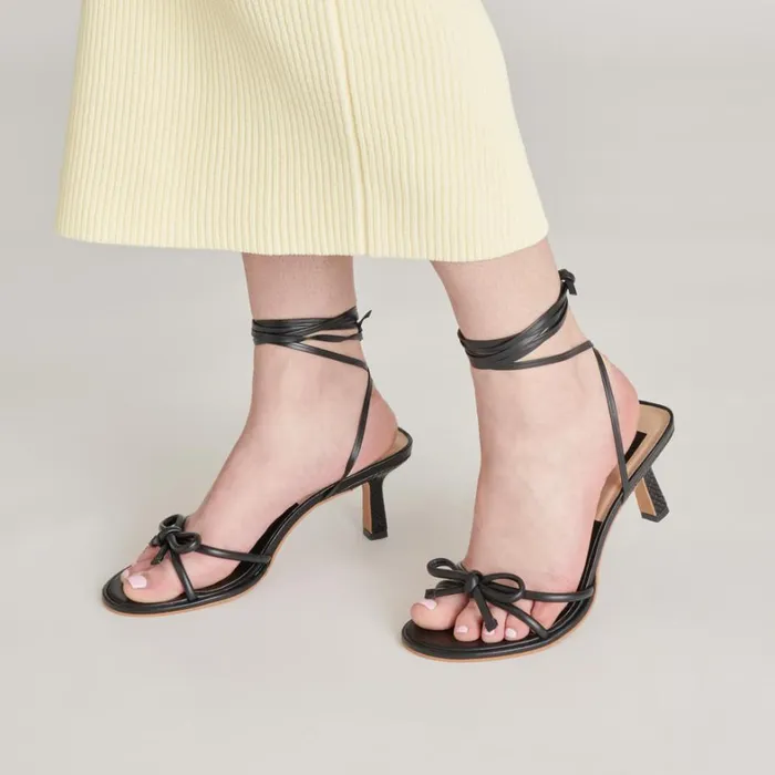 Heels Women Dolce Vita Maison Heels Black Leather