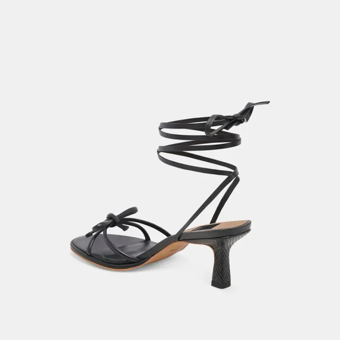 Heels Women Dolce Vita Maison Heels Black Leather