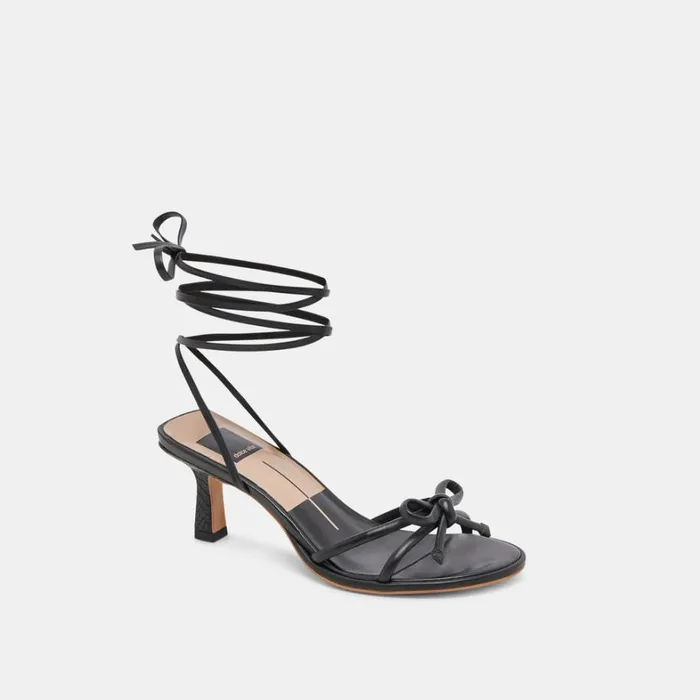 Heels Women Dolce Vita Maison Heels Black Leather
