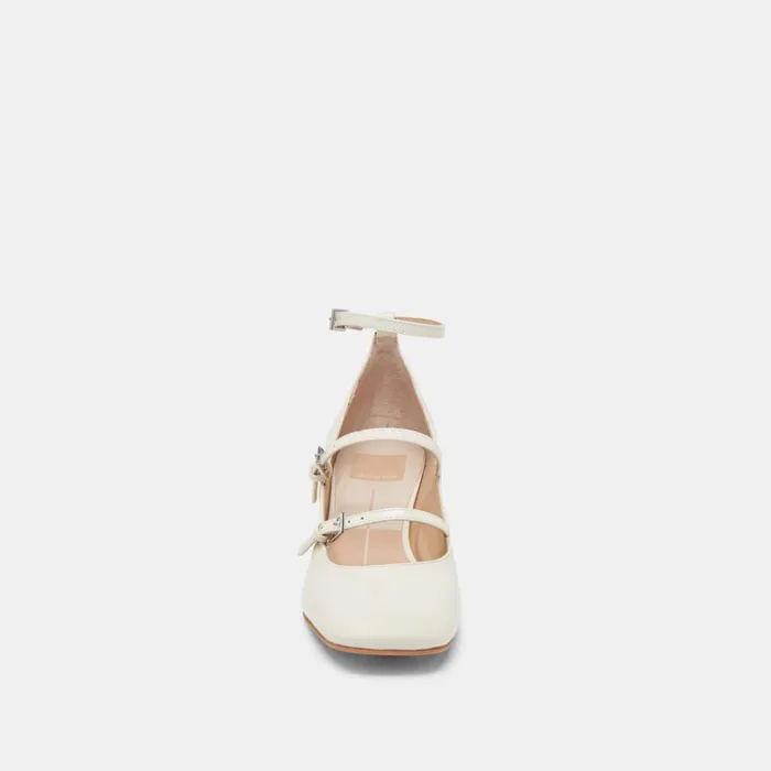 Heels Women Dolce Vita Meadow Heels White Patent Leather