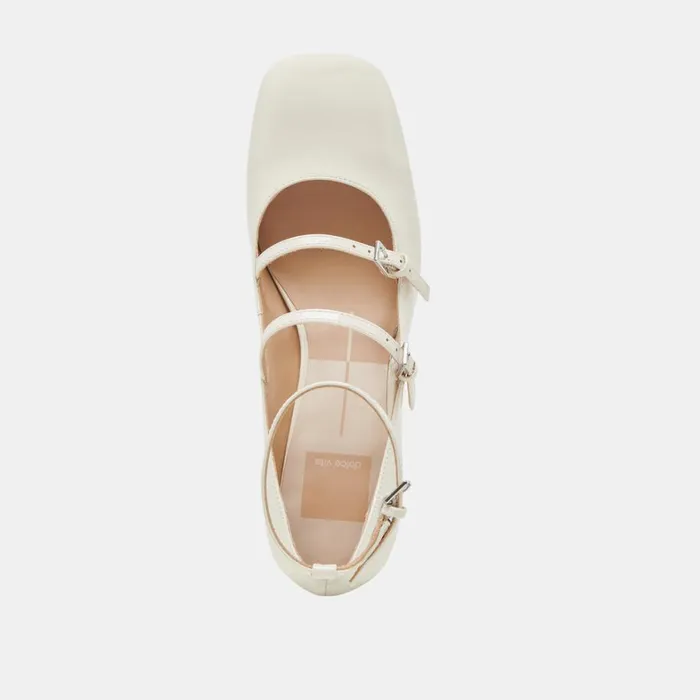 Heels Women Dolce Vita Meadow Heels White Patent Leather