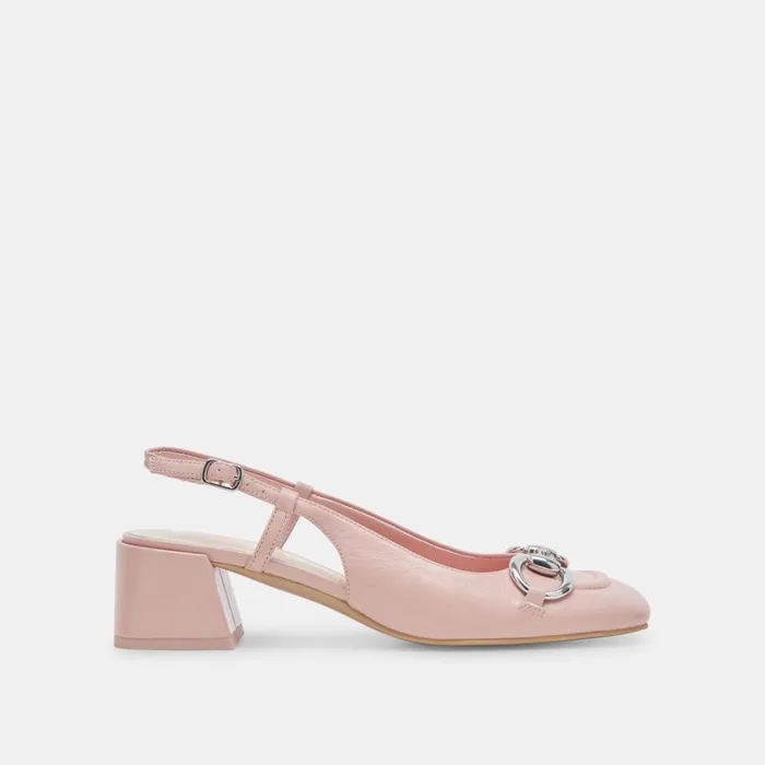 Heels Women Dolce Vita Melli Heels Pink Crinkle Patent