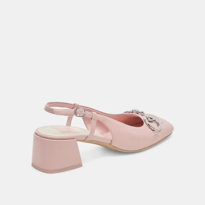 Heels Women Dolce Vita Melli Heels Pink Crinkle Patent