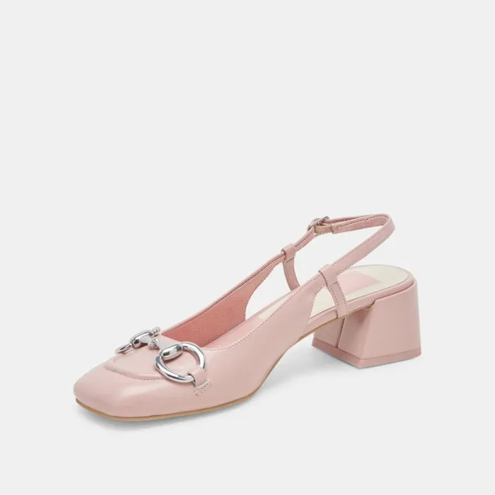 Heels Women Dolce Vita Melli Heels Pink Crinkle Patent