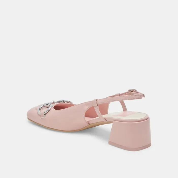 Heels Women Dolce Vita Melli Heels Pink Crinkle Patent