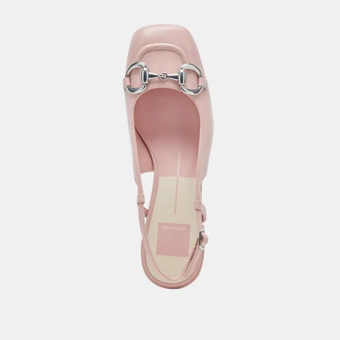 Heels Women Dolce Vita Melli Heels Pink Crinkle Patent