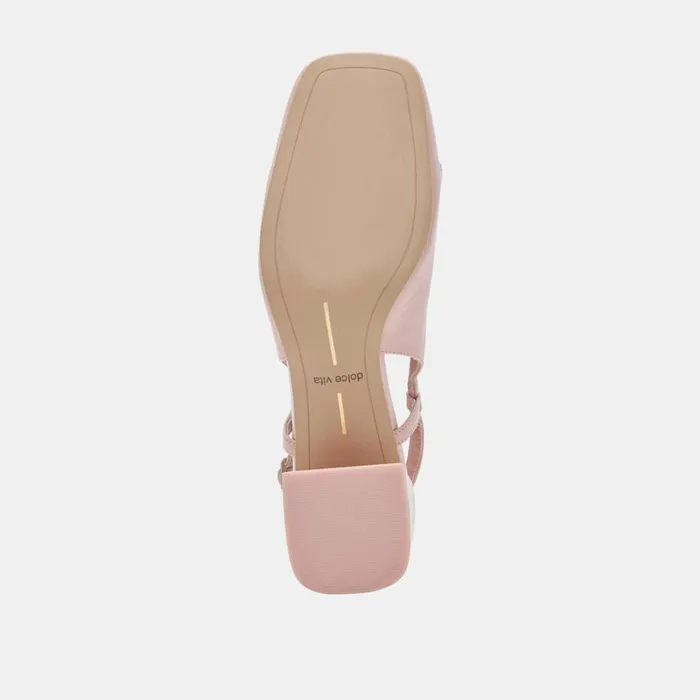 Heels Women Dolce Vita Melli Heels Pink Crinkle Patent