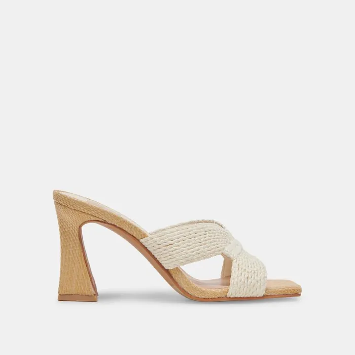 Heels Women Dolce Vita Nitro Heels White Raffia