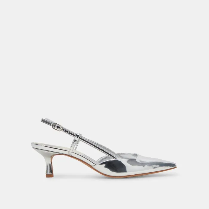 Heels Women Dolce Vita Odela Heels Silver Stella