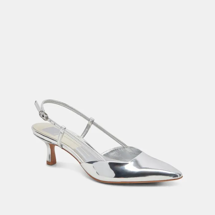 Heels Women Dolce Vita Odela Heels Silver Stella