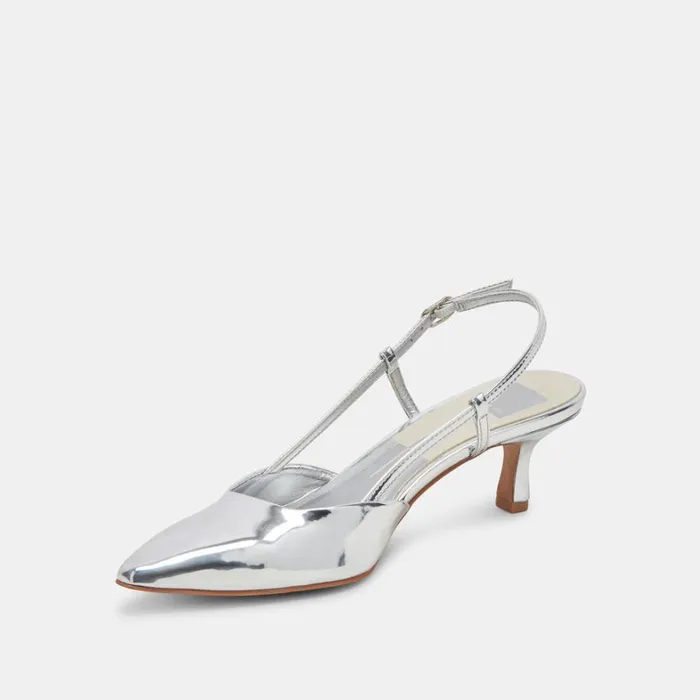 Heels Women Dolce Vita Odela Heels Silver Stella