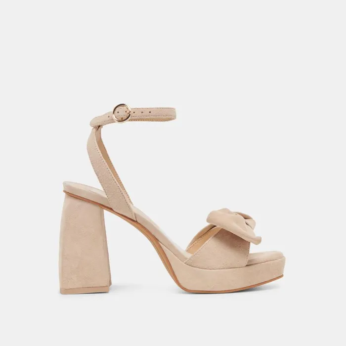 Heels Women Dolce Vita Pacie Heels Camel Suede