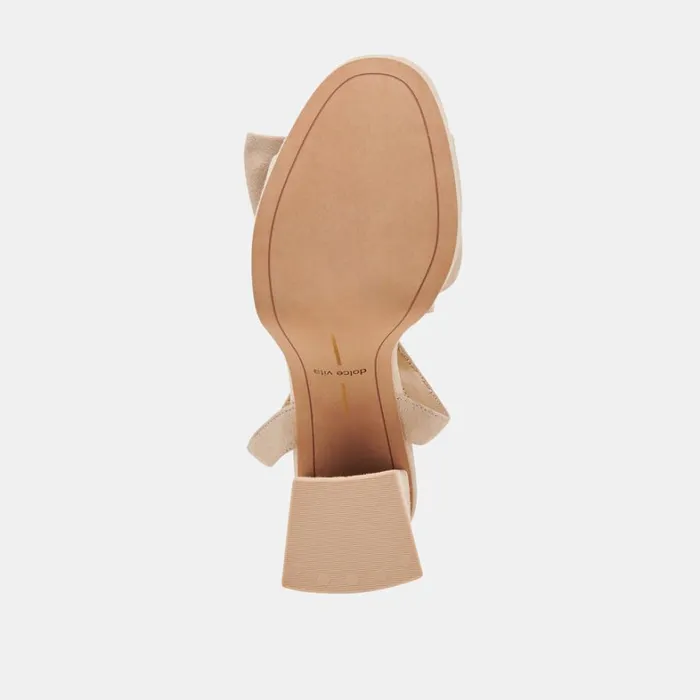 Heels Women Dolce Vita Pacie Heels Camel Suede