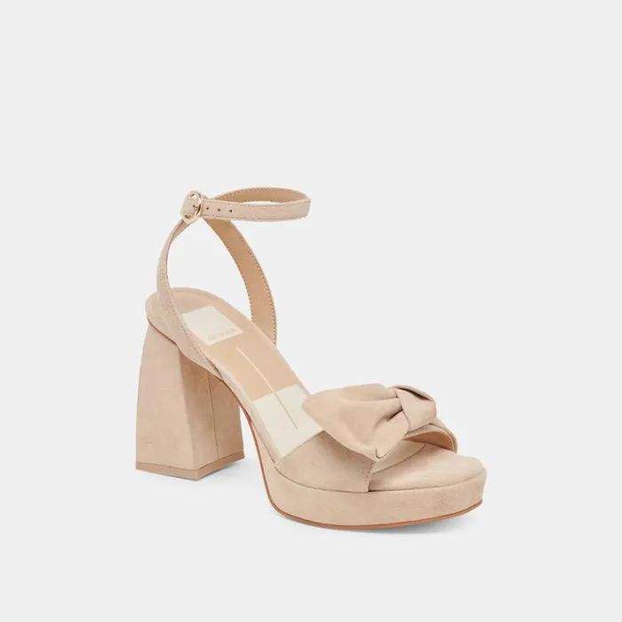 Heels Women Dolce Vita Pacie Heels Camel Suede