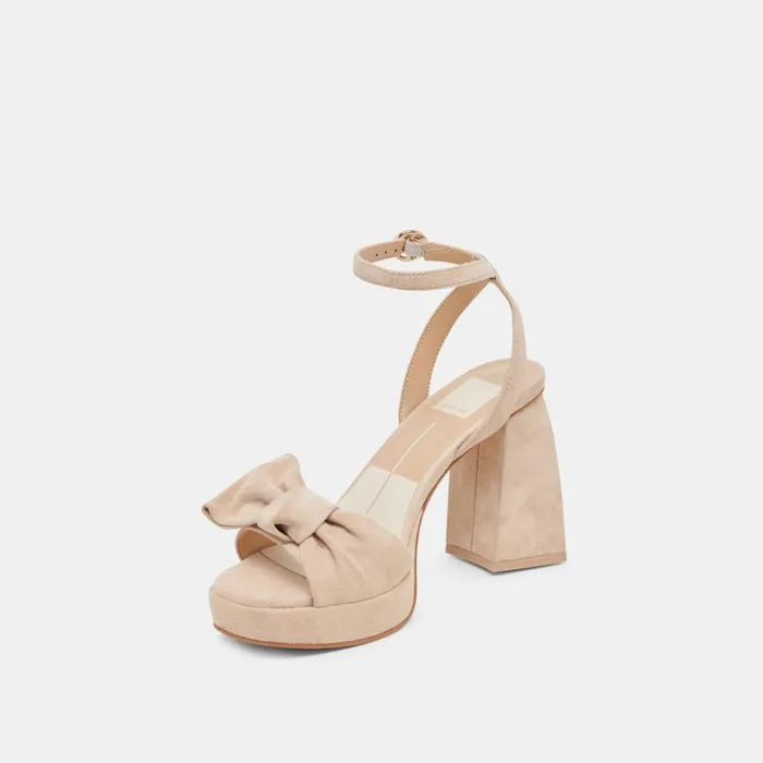 Heels Women Dolce Vita Pacie Heels Camel Suede