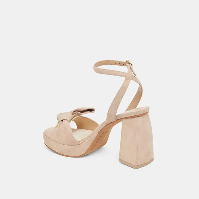 Heels Women Dolce Vita Pacie Heels Camel Suede