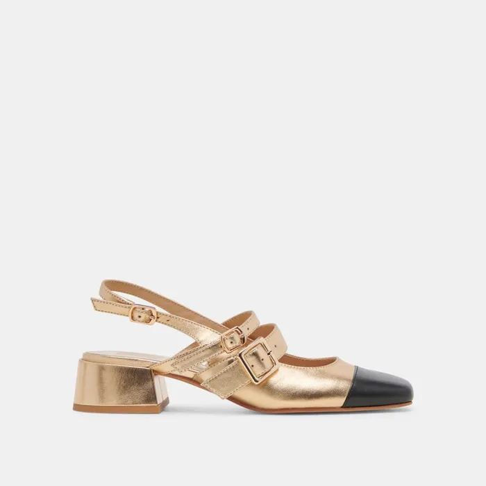 Heels Women Dolce Vita Patzy Heels Gold Multi Leather