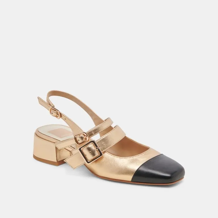 Heels Women Dolce Vita Patzy Heels Gold Multi Leather
