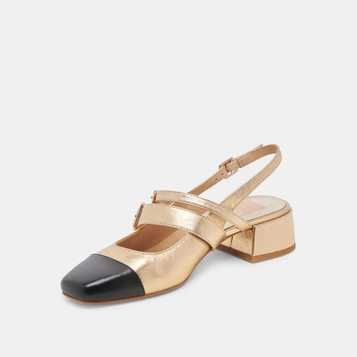 Heels Women Dolce Vita Patzy Heels Gold Multi Leather