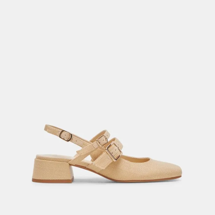 Heels Women Dolce Vita Patzy Heels Natural Raffia