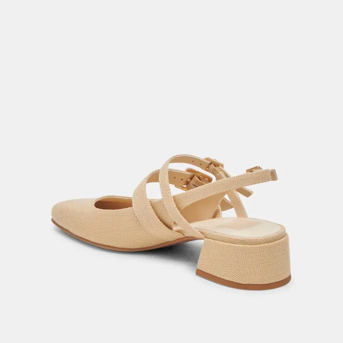 Heels Women Dolce Vita Patzy Heels Natural Raffia